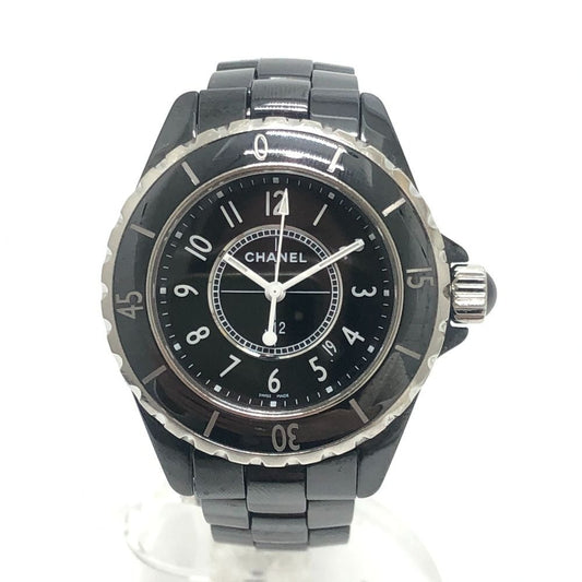 Chanel Watch Ceramic Black