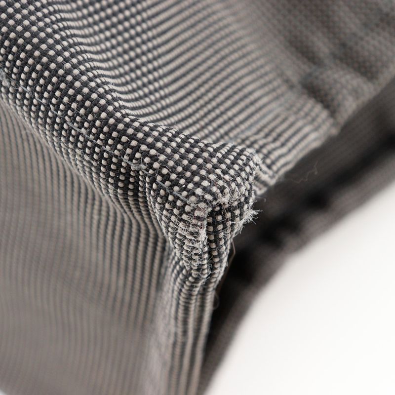 Hermes Yale Line Tote GM Nylon Canvas Gray Unisex Tote Bag