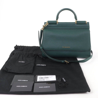 Dolce & Gabbana Sicily Soft Small Leather 2-Way Shoulder Handbag — view 2