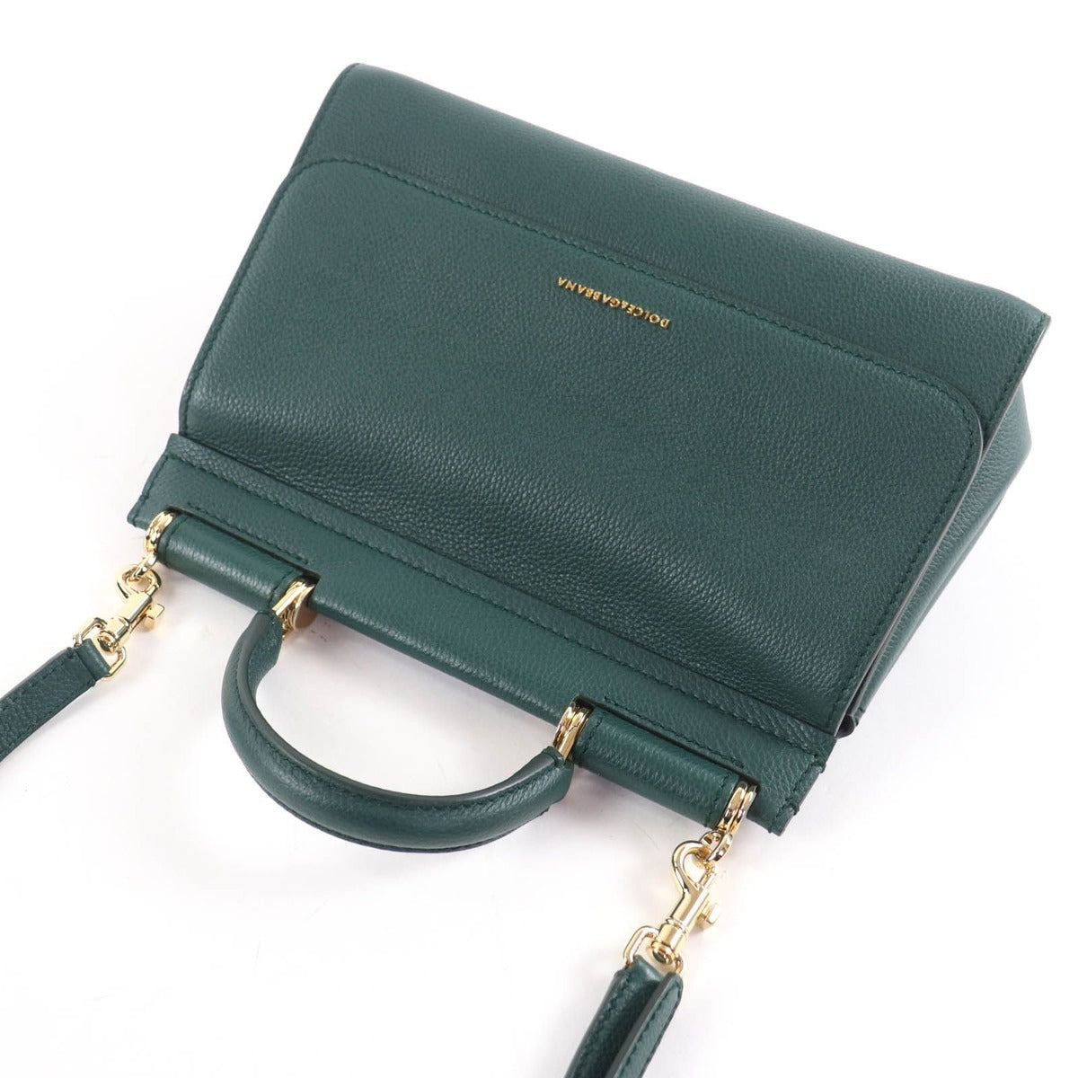 Dolce & Gabbana Sicily Soft Small Leather 2-Way Shoulder Handbag — view 6