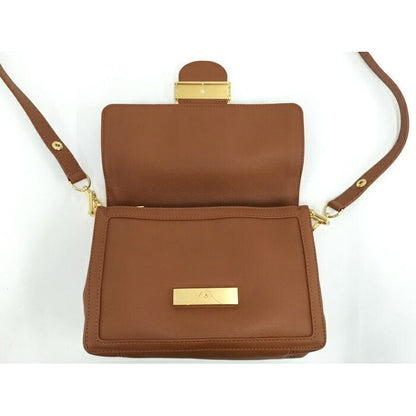 Louis Vuitton Shoulder Bag Dauphine Soft MM Cognac Calf Leather — view 7