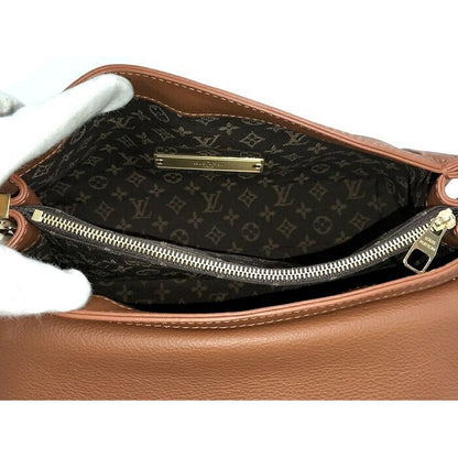 Louis Vuitton Shoulder Bag Dauphine Soft MM Cognac Calf Leather — view 8