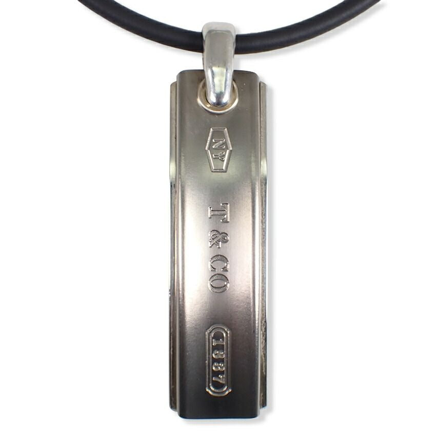Tiffany & Co 925 Titanium Bar Necklace