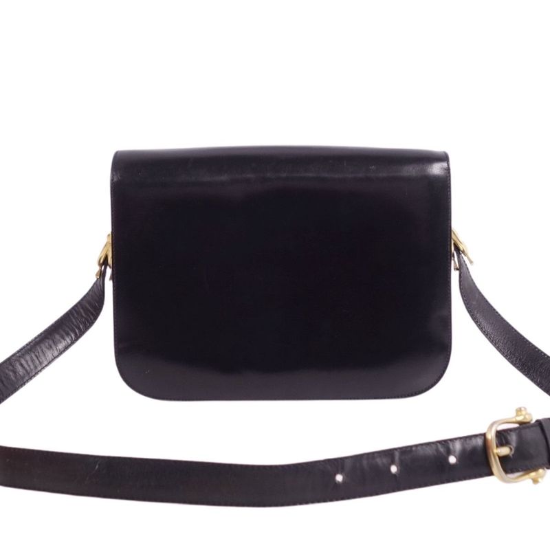 Vintage Celine Bag Shoulder Bag Gold Carriage Gold