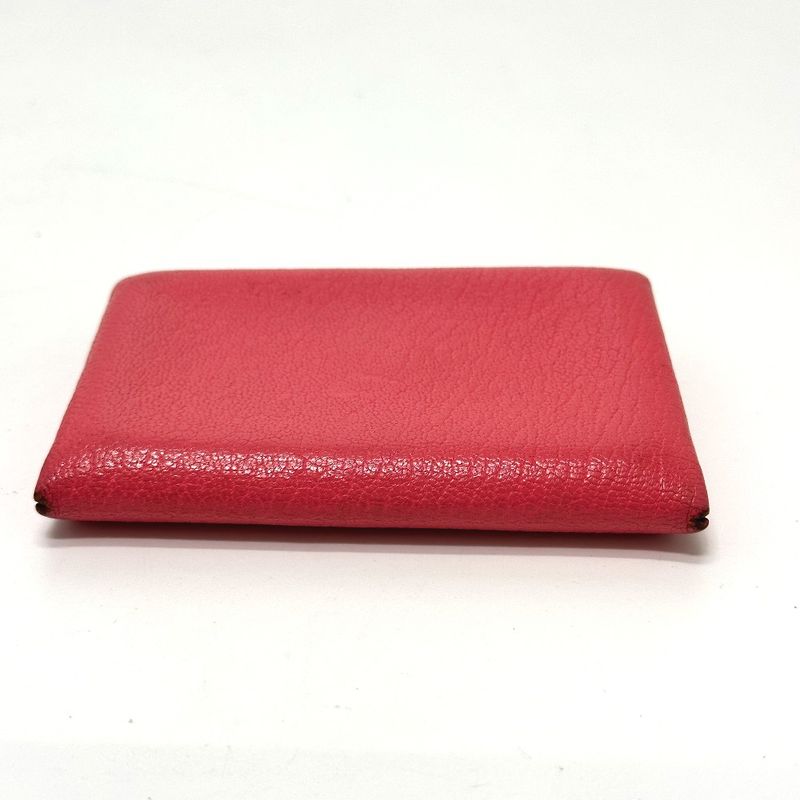 Hermes Card Case Calvi Epson Rose Azalea Pink