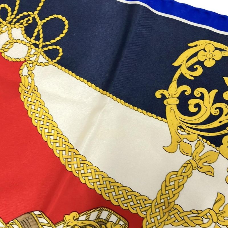 Celine Scarf - Ivory×red×multi