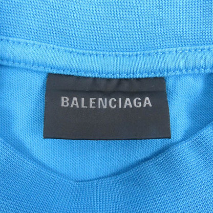 Balenciaga 23SS 641675 100% Cotton Campaign Logo Damaged Oversized Short Sleeve