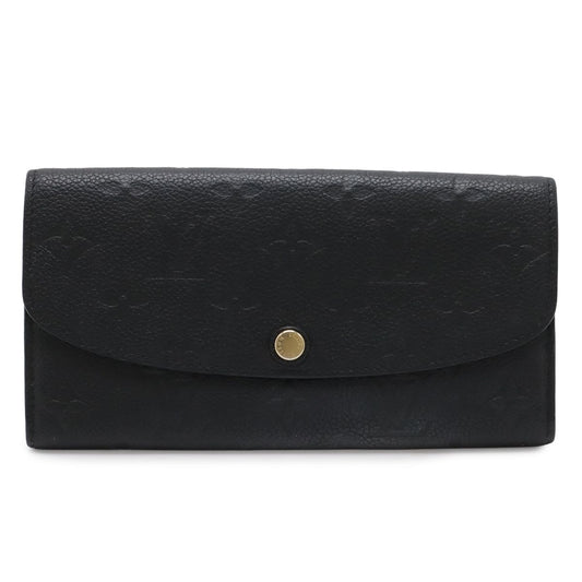 Louis Vuitton Monogram Empreinte Portefeuille Emily Bifold Wallet Noir Black