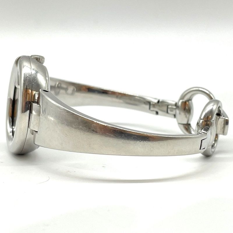 Gucci Watch 134.5 Black Dial Quartz Stuck Junk 005841