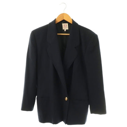 Loewe Tailored Jacket Gold Button Wool Vintage Navy
