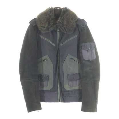 Dolce & Gabbana Nylon Field Fur Jacket Cut Replacement Lining