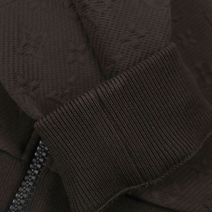  Louis Vuitton 2024 Hjy45w Monogram Logo Plate Zip-through Top Blouson Track