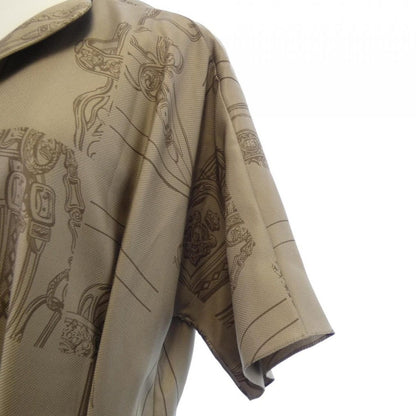 Hermes en Desordre Finesse Twill Lane Dress — view 6