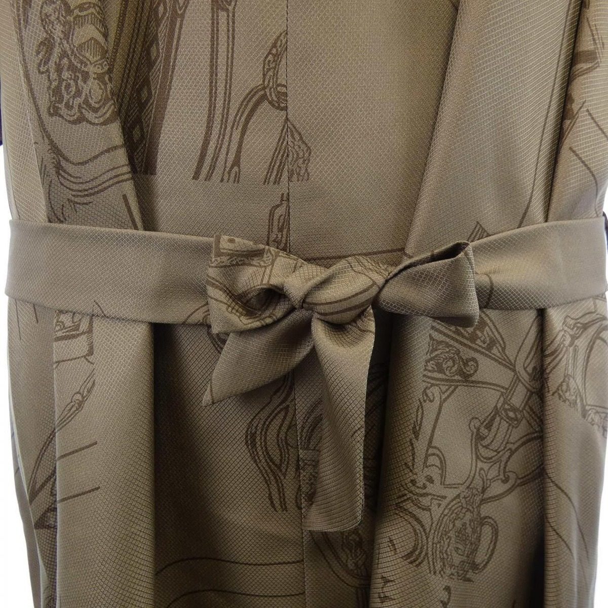 Hermes en Desordre Finesse Twill Lane Dress — view 7