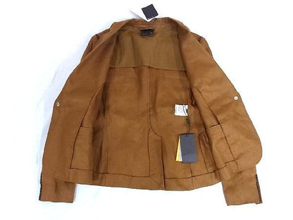 Boutique Fendi Polyamide And Cotton Jacket Size 42 Clothing Women's Brown