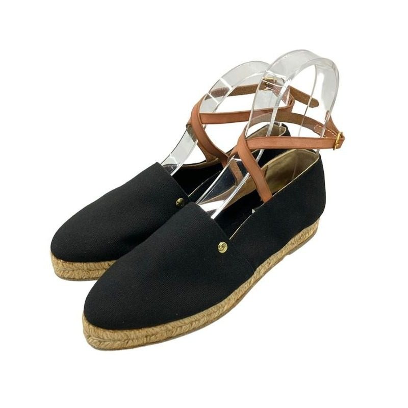 Hermes Flat Shoes Ankle Strap Espadrilles 37