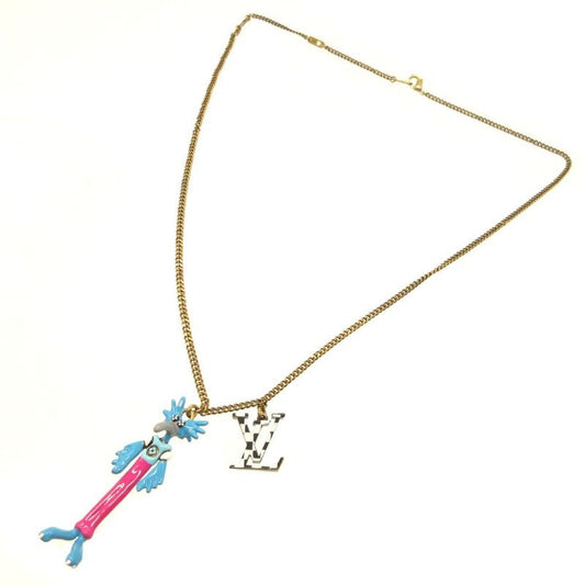 Louis Vuitton Mp2928 Pendant Animals Metal Necklace 0075