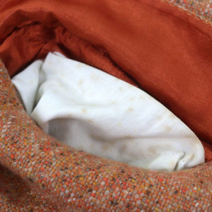 Hermes Cashmere Tweed Single Jacket Blue Orange 48 — view 11