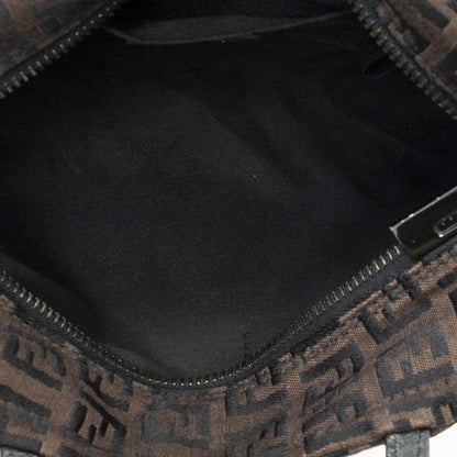 Fendi Brown Black Zucchino Canvas — view 9