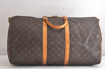 Louis Vuitton Monogram Keepall Bandouliere 55 M41414 Boston Bag 3055n