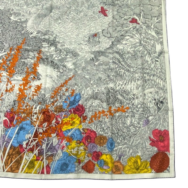Hermes Spring/summer 2023 Scarf Shawl Cashmere And Silk Carre 140 Large Retour