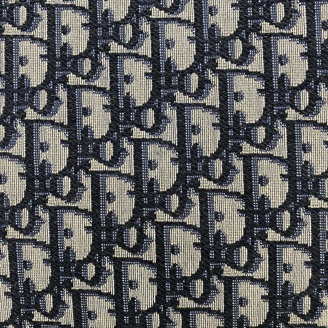 Christian Dior Tote Bag Navy Gray Oblique