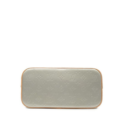 Louis Vuitton Monogram Vernis Houston Tote Handbag M91053 Gris Silver Patent