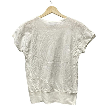 Dior/christian Dior Short Sleeve T-shirt Size M Women - White Crew Neck/embroide