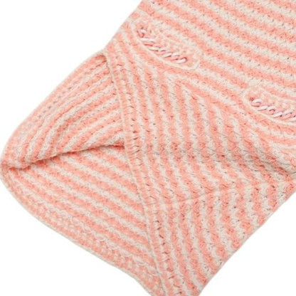 Chanel Dress Size 34 P58 Braided Chain Knit Dress CC Logo Button Coco Mark