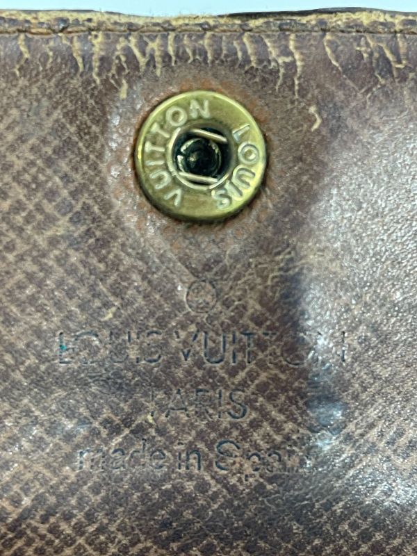 Louis Vuitton Monogram Pochette Portmonnais Cles Di Long Wallet M61725 Brown