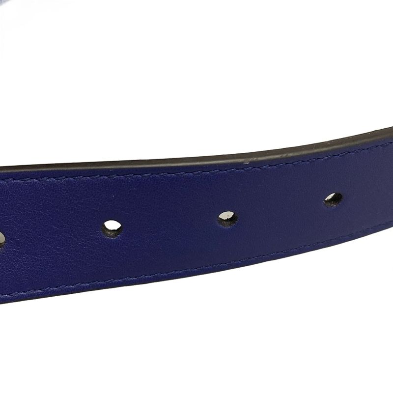 Gucci GG Marmont Waist Pouch 476434 Blue Leather