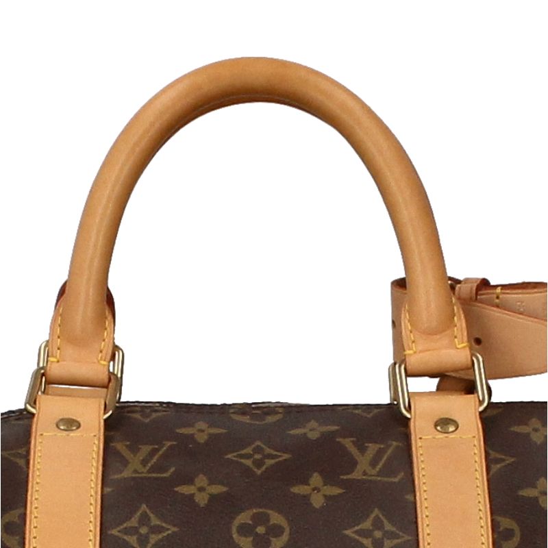 Louis Vuitton Keepall Bandoliere 50 M41416 Monogram Ladies Boston Bag Brown