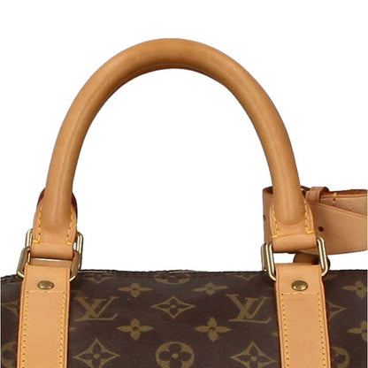 Louis Vuitton Keepall Bandoliere 50 M41416 Monogram Ladies Boston Bag Brown