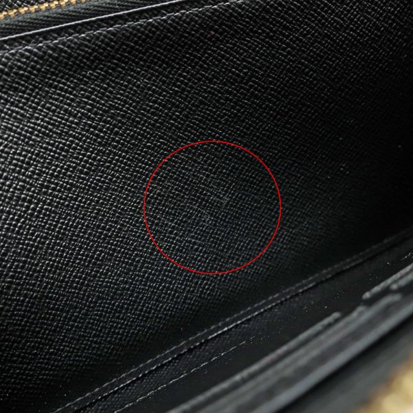 Louis Vuitton Long Wallet Flower Zippy Wallet Epi Leather Noir Black Gold