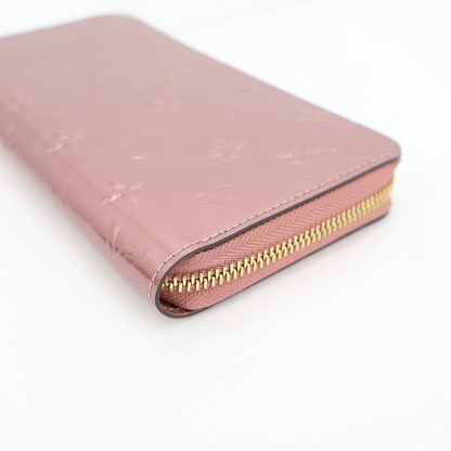 Louis Vuitton Zippy Wallet Long Wallet M91599 Vernis Rose Verre
