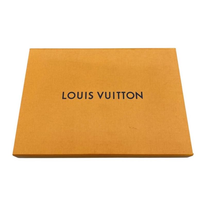 Louis Vuitton Scarf Echarpe Logomania Duo M73887 Monogram Wool Silk Wine Red