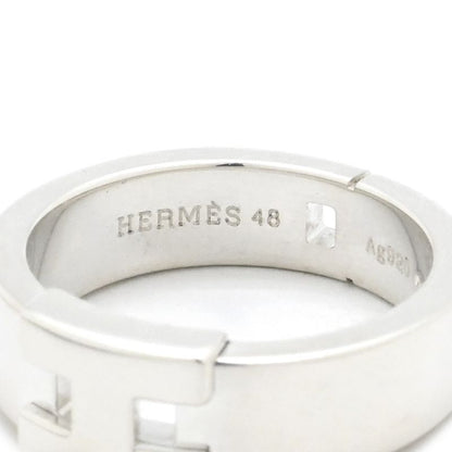 Hermes Ring Hera Cles S Ring Silver 925 Silver #48 (Jp8) Sv925 Ag925 H Motif
