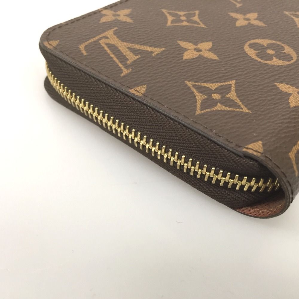 Louis Vuitton Monogram Zippy Wallet Round Zipper Long Wallet