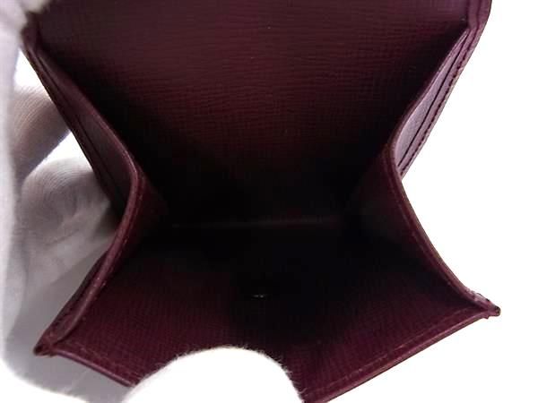 Cartier Must Line Leather Coin Case Coin Purse Ladies Men's Bordeaux Fj9163