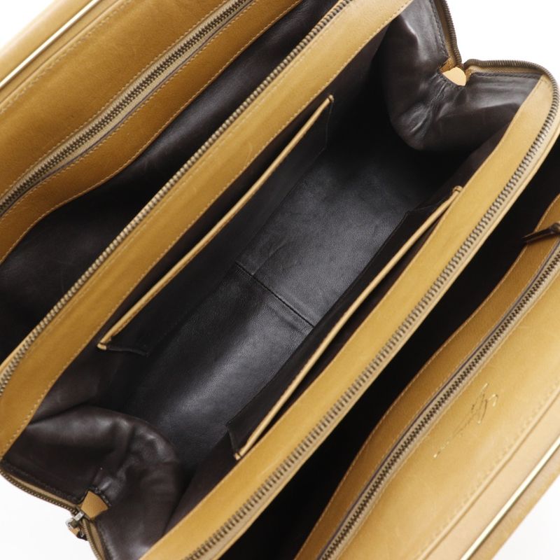 Gucci Old Gucci Vintage Calf Brown Women's Handbag