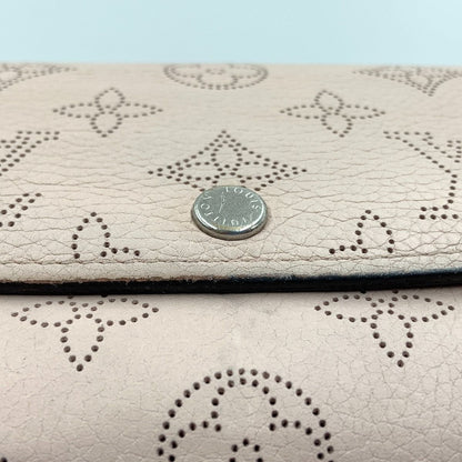 Louis Vuitton Mahina Portefeuille Iris Bifold Long Wallet M60145 Light Pink