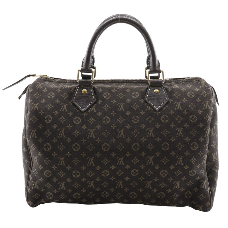 Louis Vuitton Speedy 30 Mini Boston M95224 Monogram Mini Lin Ebene Brown Sp0037