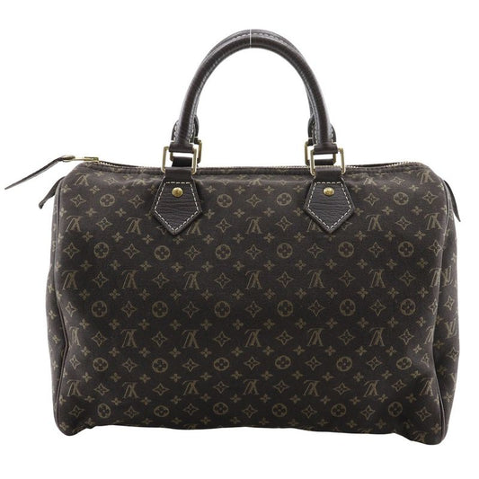 Louis Vuitton Speedy 30 Mini Boston M95224 Monogram Mini Lin Ebene Brown Sp0037