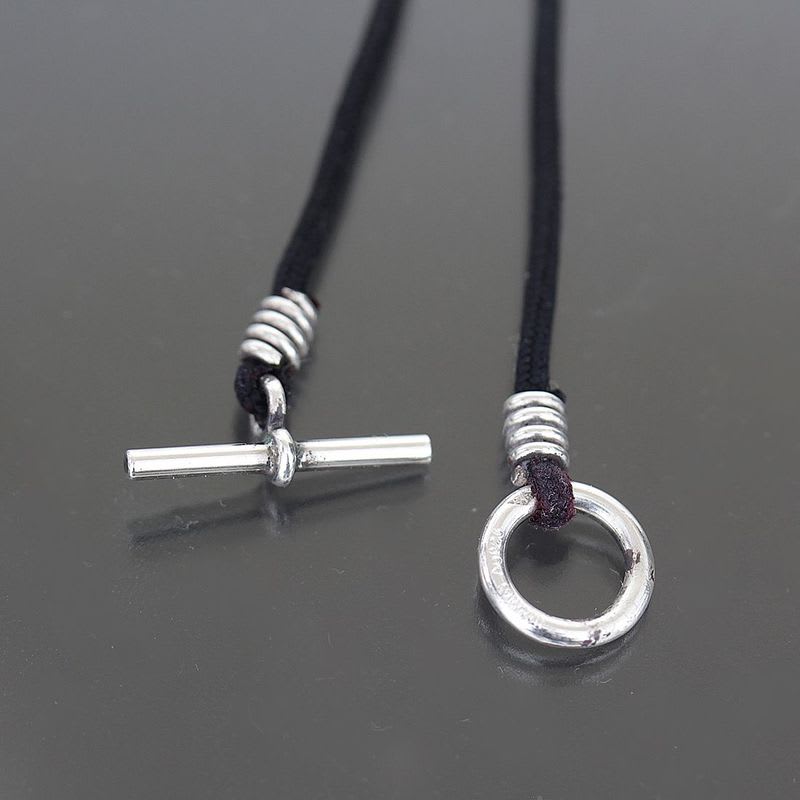 Hermes Serie Necklace AG 925 Silver Box E0842