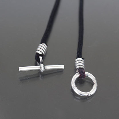 Hermes Serie Necklace AG 925 Silver Box E0842