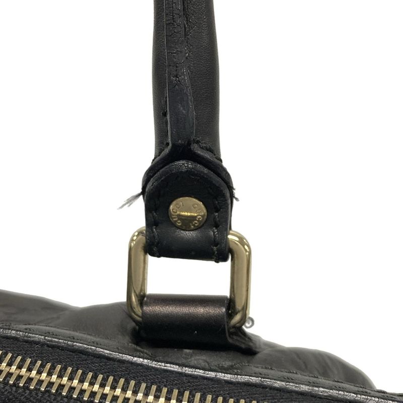 Gucci Handbag Sookie Stripe Line 247902 Black Leather