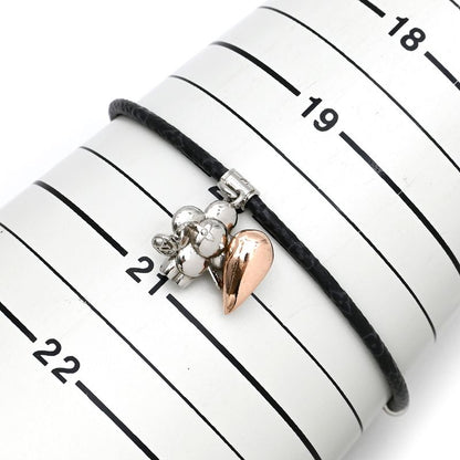 Louis Vuitton Bracelet Vivienne Amour Metal Monogram Canvas Eclipse Pear