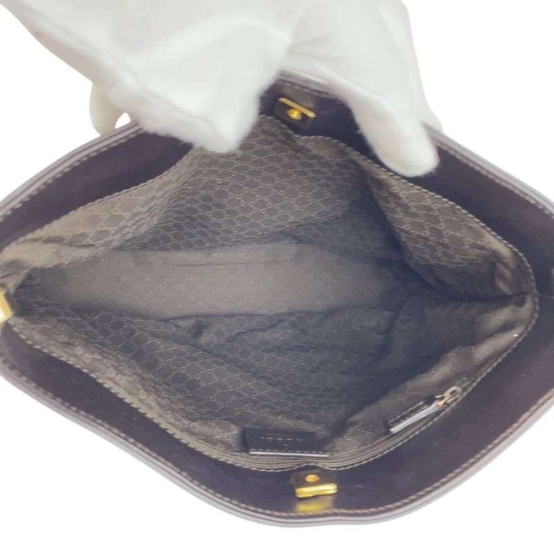 Gucci Sherry Line Beige Brown Gold Hardware Canvas/leather 001 4231 Shoulder