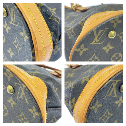 Louis Vuitton M42238 Monogram PVC Petit Bucket PM Brown 386879 Shoulder