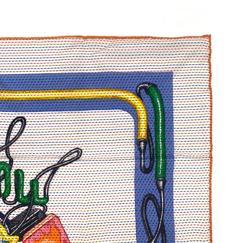 Class Hermes Carre 70 Cheval Oscope NEON Cheval Scope Neon Pointier